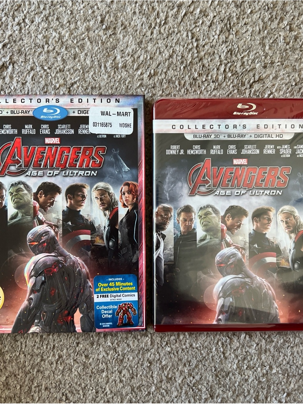 Marvel Avengers: Age of Ultron Collector's Edition 3D Blu-ray - sealed 🆕